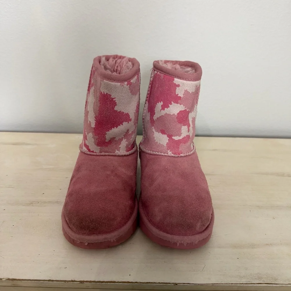 Ugg Pink Camo Classic Short Boots